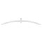 Ekena Millwork Archdale Architectural Grade PVC Gable Bracket, 96"W x 16"H x 2"D x 4"F, 4/12 Pitch GBP096X16X0204ARC00 - alternate 3
